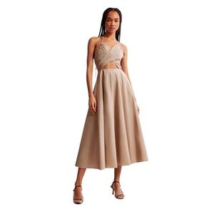 Abercrombie - NWT Crossover Bodice Midi Dress Sz XLP